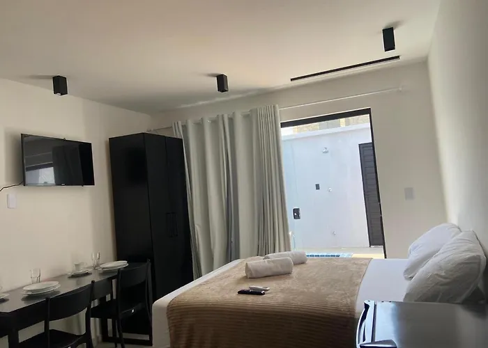 Pipa Premium Flat - Com Piscina Privativa E Estacionamento